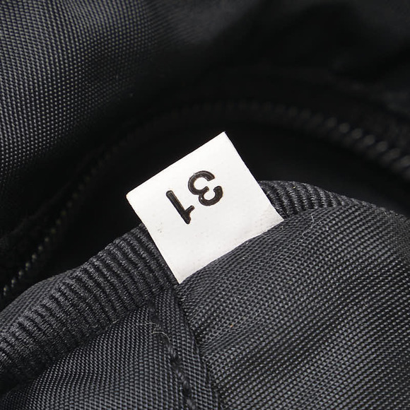 Prada Triangle Logo Nylon Leather Handbag Black - Picture 8 of 10